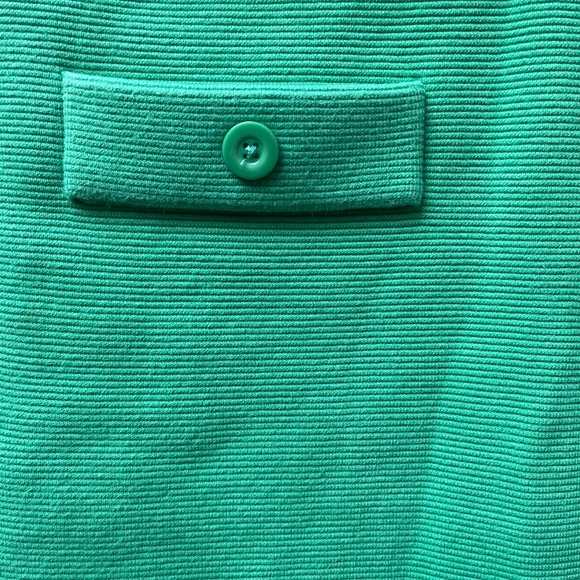 Alice + Olivia Kipp Knit Mini Skirt in Garden Green, Medium - Picture 6 of 12